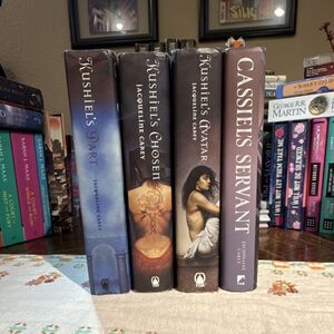 Kushiel's Legacy: Dart, Chosen, Avatar, Cassiel's Servant Carey Tor HC 1st Ed